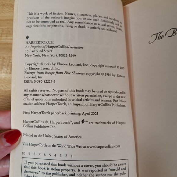 The Bounty Hunters A Classic Tale of Frontier Law Elmore Leonard  Paperback Book - Picture 7 of 8